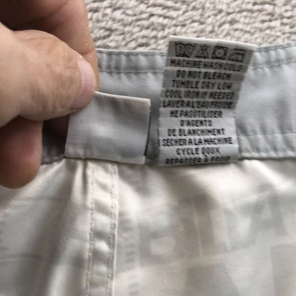 Billabong Boys Swim Shorts Size 9 White Gray Drawstring Athleisure Beach Summer - Picture 12 of 16